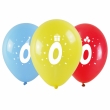 Balloons with Number 0 Print 3 pcs